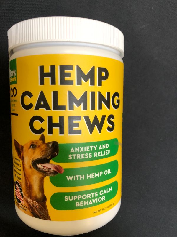 Photo 2 of BARK&SPARK Calming Hemp Treats for Dogs - Made in USA with Hemp Oil - Anxiety Relief - Separation Aid - Stress Relief During Fireworks, Storms, Thunder - Aggressive Behavior, Barking - 120 Soft Chews--bb Sep 2024
