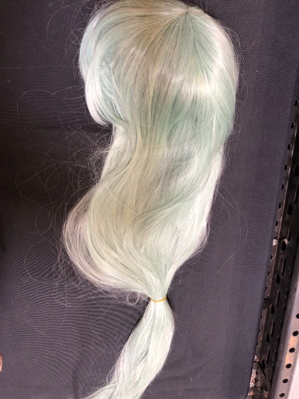 Photo 2 of 3 ft green blue wig 