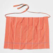 Photo 1 of Cotton Half Apron Orange - Threshold™

