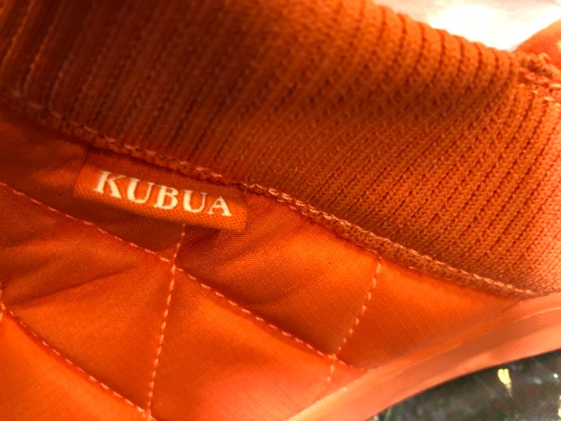 Photo 3 of KUBUA Slippers for Men and Womens Indoor House Shoes Plush Slip on Outdoor Garden Loafers color orange size mens 11.5 