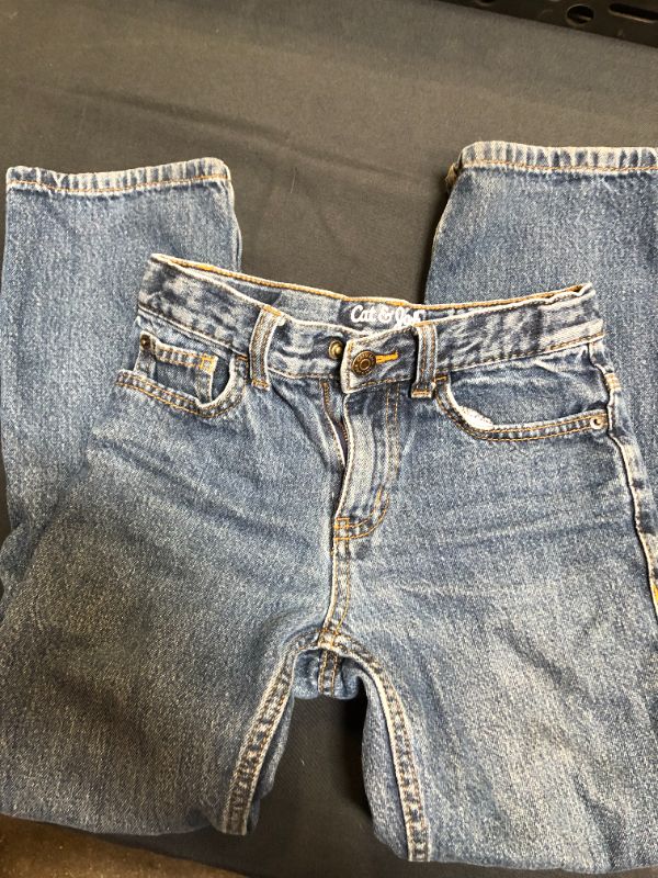 Photo 1 of kids pants jeans color blue size 10 