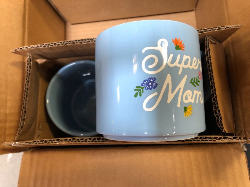 Photo 3 of 16oz Stoneware Super Mama Mug - Parker Lane 2 pack 

