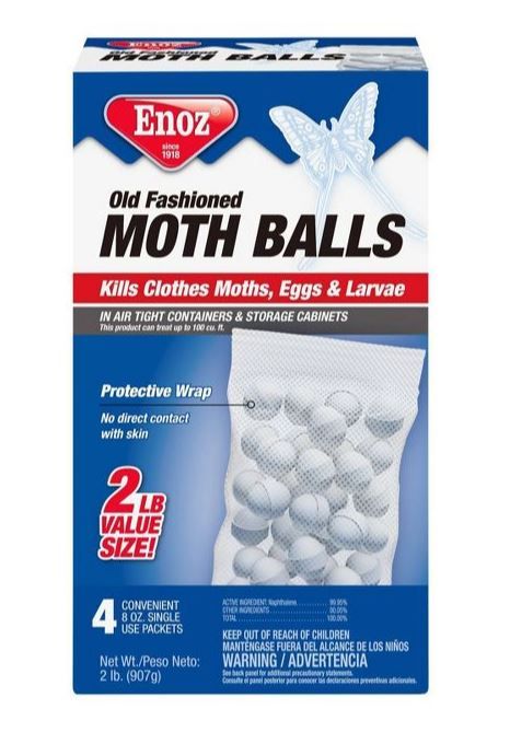 Photo 1 of Enoz Old Fashioned Moth Balls - 8oz/4pk

