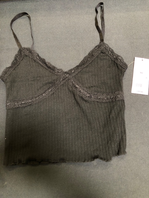 Photo 2 of Women's Lace Trim Tiny Tank Top - Wild Fable™,Size XS

