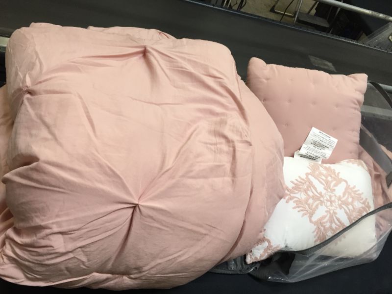 Photo 1 of 6pc Montvale Pinch Pleat Comforter Set - Threshold - queen  
