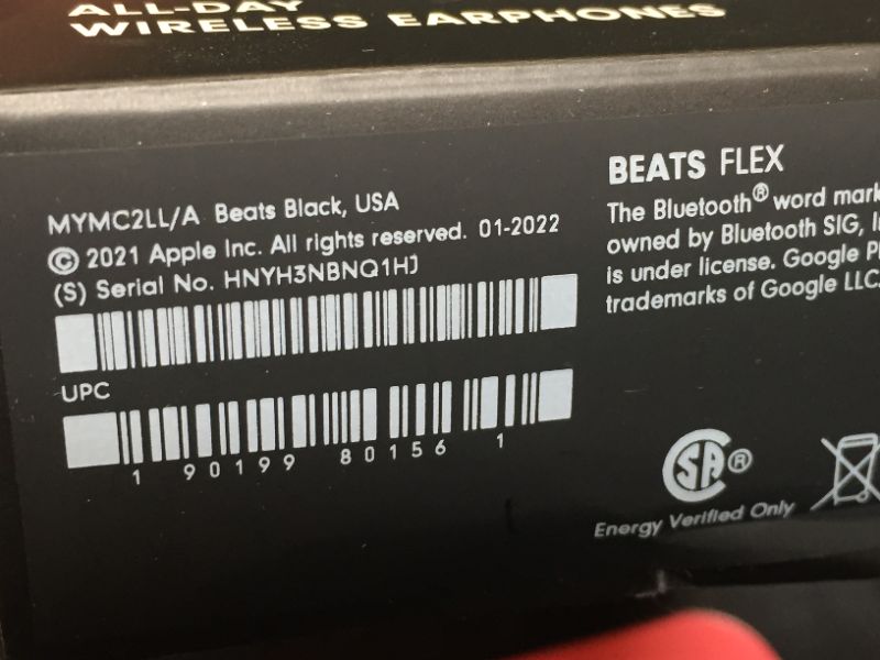 Photo 2 of Beats Flex Wireless Earphones - Black