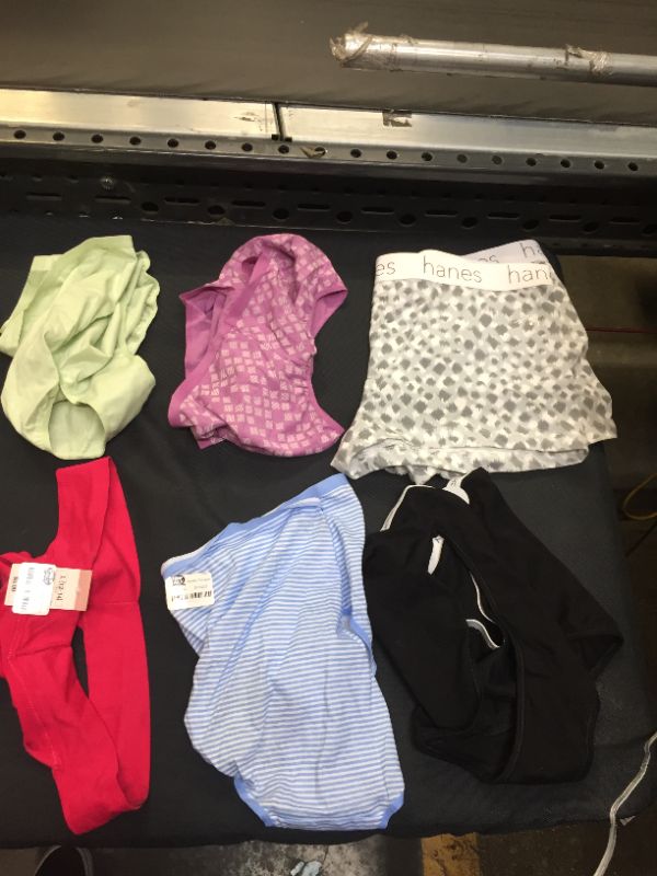 Photo 1 of 6 pcs various underwear and sizes 