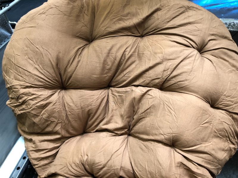 Photo 1 of 55 long inches x 42 inches wide lounge chair cushion color brown