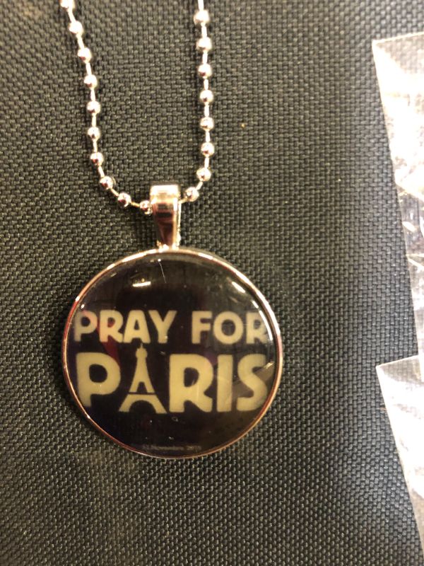 Photo 1 of Necklace, "Pray For Paris"  10 count 