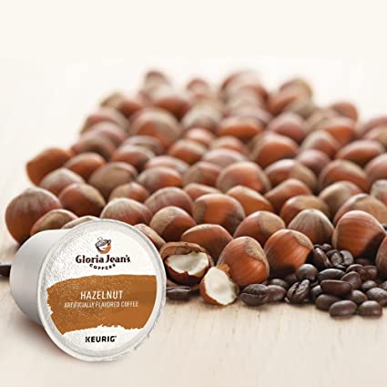 Photo 1 of  Gloria Jean's Coffees, Hazelnut Coffee, K-Cup Portion Pack for Keurig K-Cup Brew 24 count exp- May 01/2024