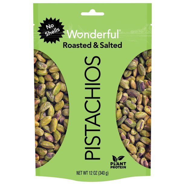 Photo 1 of  Wonderful Roasted & Salted No Shells Pistachios - 12oz

exp- July 13/0222