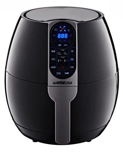 Photo 1 of GoWISE USA GW22638 8-in-1 2.0 Electric Air Fryer with Digital Programmable Cooking Settings, 3.7 quart, Black
