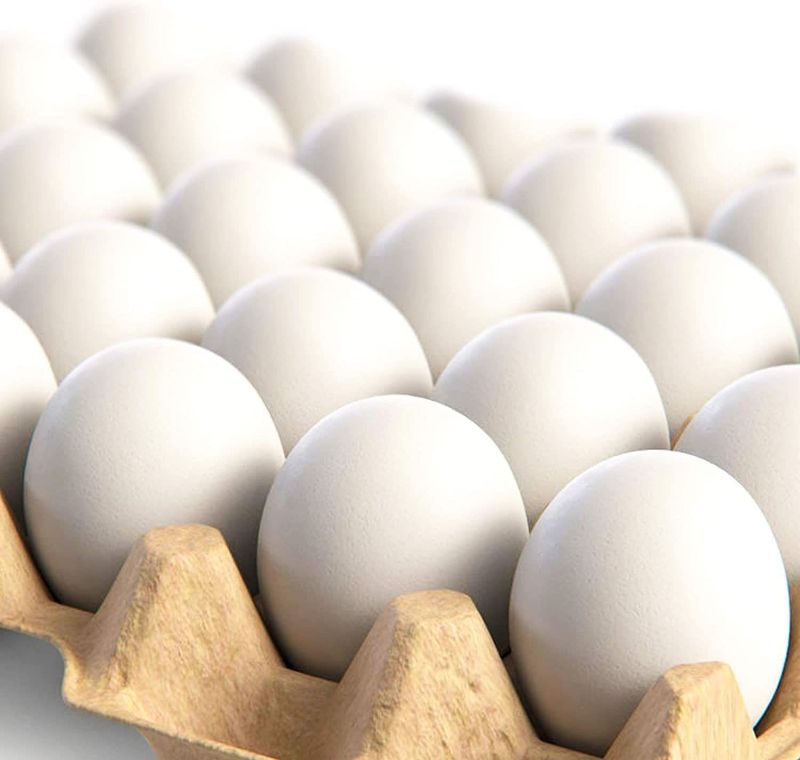 Photo 1 of (24 Pieces) Hyper-Realistic White Wooden Eggs - 2 Dozen Fake Easter Eggs for Dyeing, Painting, Decorating, Crafting, Pretend Play Simulation Toys, Fake Food, and Nest Box Training
