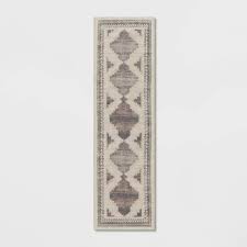 Photo 1 of Cromwell Washable Printed Persian Style Rug Tan - Threshold™ 2'X7'

