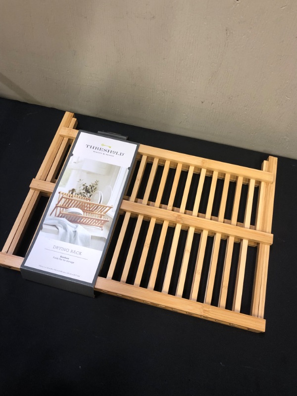 Photo 2 of Bamboo Dish Drying Rack - Threshold™

