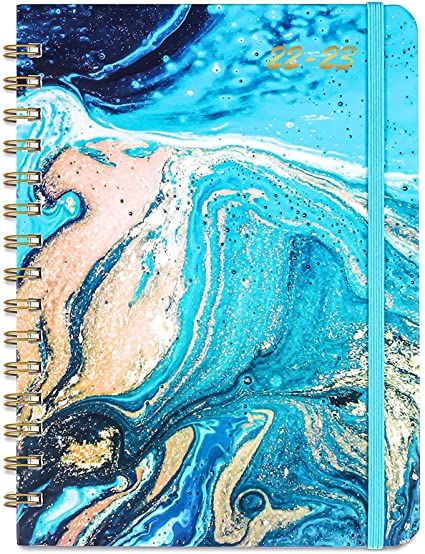 Photo 1 of 2022-2023 Planner from July 2022 - June 2023, 6.3" x 8.4, Academic Yearly Agenda with Hardcover, Elastic Closure, Monthly Tabs, Inner Pocket
2 pack