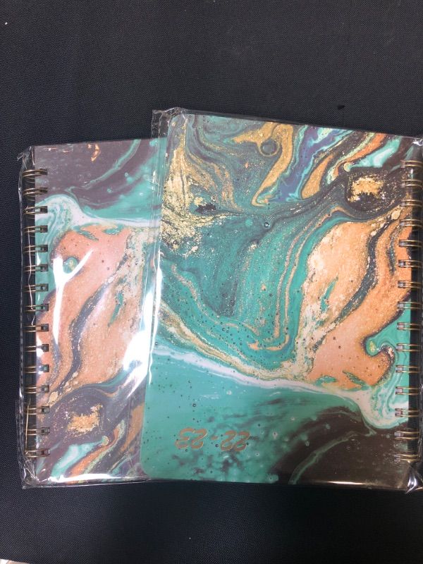 Photo 1 of 2022-2023 Planner from July 2022 - June 2023, 6.3" x 8.4, Academic Yearly Agenda with Hardcover, Elastic Closure, Monthly Tabs, Inner Pocket
2 pack