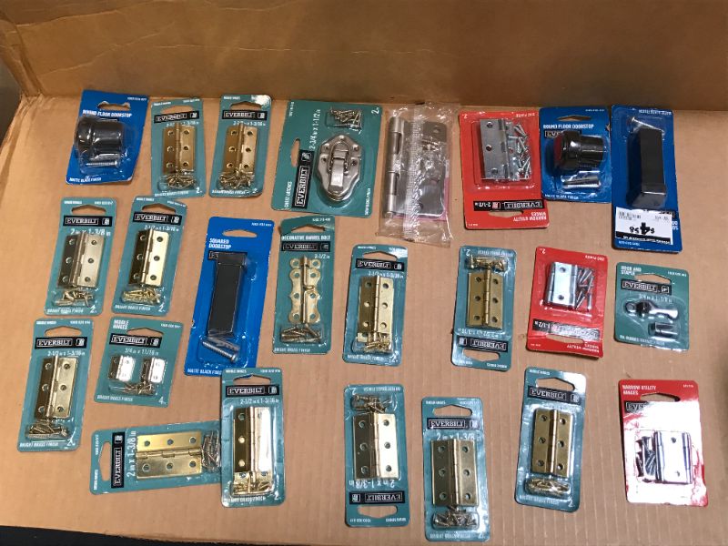 Photo 1 of Door Hinge box of various  pcs different sizes   