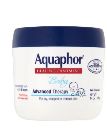 Photo 1 of  2 Aquaphor Healing Ointment Advanced Therapy for Baby Dry Skin and Diaper Rash, 14 Oz Jar
