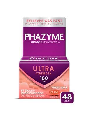 Photo 1 of  2 Phazyme Ultra Strength Gas & Bloating Relief, Works in Minutes, 48 Fast Gels exp 09/22
