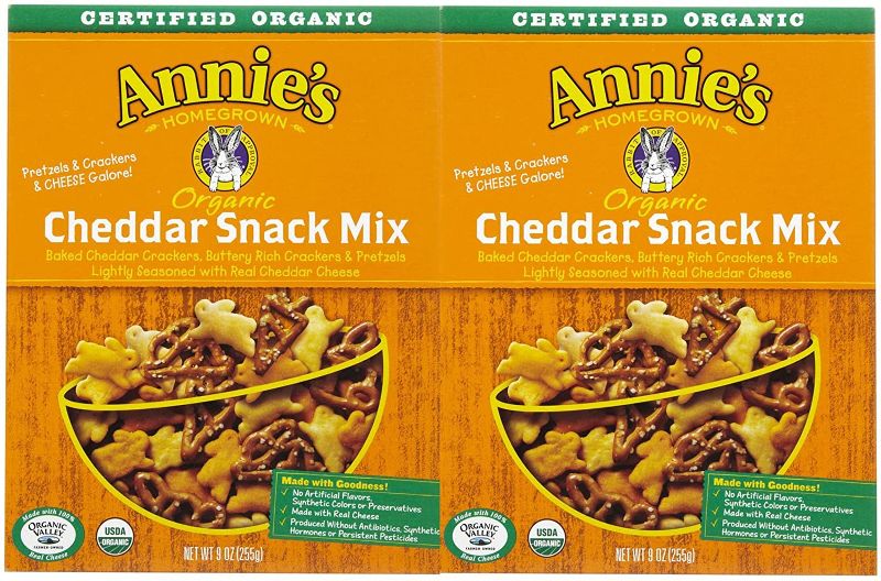 Photo 1 of Annie's Homegrown Organic Snack Mix Bunnies Cheddar - 9 oz - 2 pk
