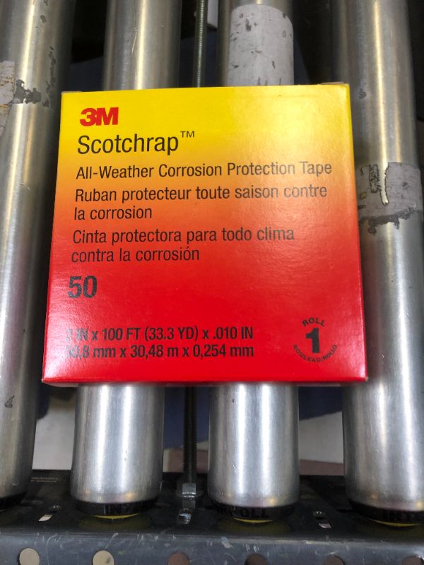 Photo 3 of 3M Electrical Scotchrap All-Weather Corrosion Protection Tapes 50, 100 ft X 2in, 10 mil, Black
