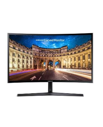 Photo 1 of SAMSUNG 24" Class Curved Full HD (1920 x 1080) 60Hz 4ms FreeSync Monitor - LC24F396FHNXZA
