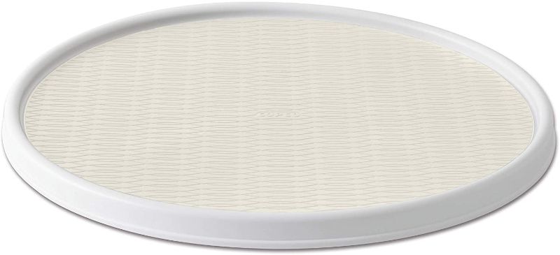 Photo 1 of Copco Basics Non-Skid Turntable, 18 inch, Cream
