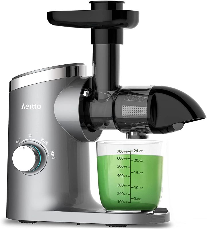 Photo 1 of Slow Juicer,Aeitto Celery Juicer Machines,Masticating Juicer,Cold Press Juicer, Juice Extractor with 2-Speed Modes,Reverse Function & Quiet Motor for Vegetables And Fruits,Easy to Clean with Brush
