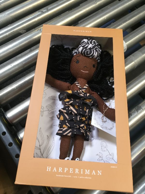 Photo 2 of 3 HarperIman Rae 14'' Plush Linen Doll

