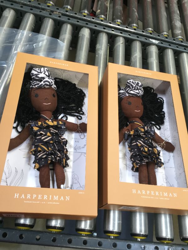 Photo 6 of 2 HarperIman Rae 14'' Plush Linen Doll

