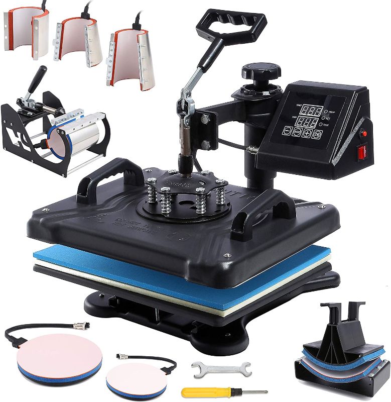 Photo 1 of multifunctional digital heat press machine