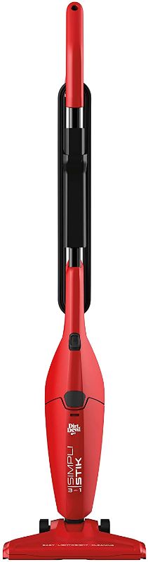 Photo 1 of Dirt Devil Simpli-Stik Vacuum Cleaner, 3-in-1 Hand and Stick Vac, Small, Lightweight and Bagless, SD20000RED, Red
