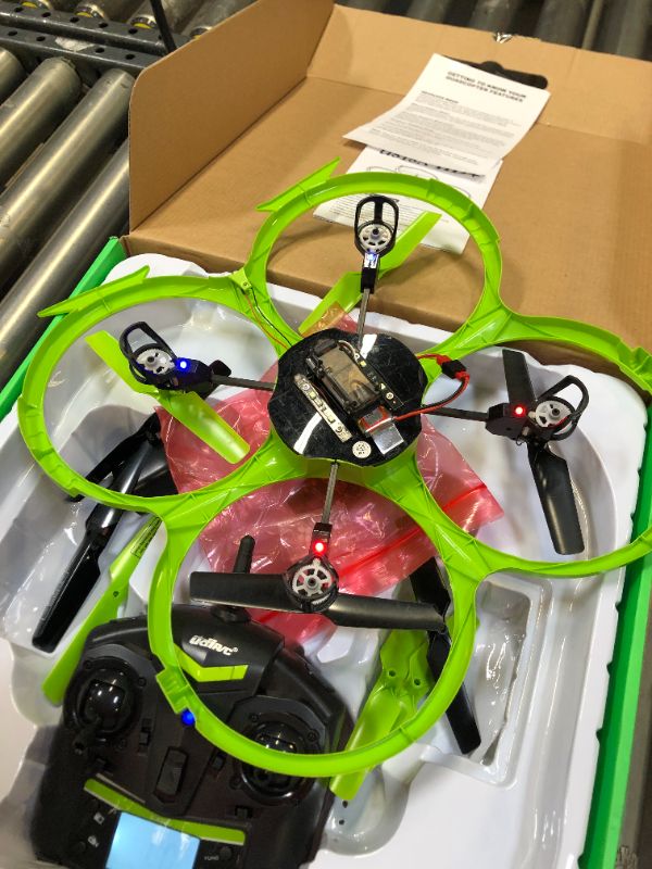 Photo 2 of Force1 U818A HD+ RC Drone with Camera for Adults - Long Distance Remote Control Drone Quadcopter with 720P HD Drone Camera, 6-Axis Gyro, Headless Mode, Return Home, 4GB SD Card, and 2 Drone Batteries
