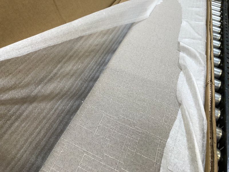 Photo 2 of  Cloth Light Grey Silver Linen ----Side Rails Only Full side---incomplete box 2 of 2 