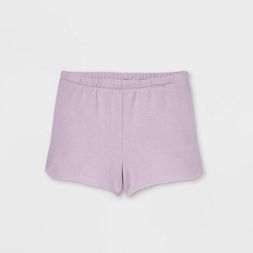 Photo 1 of pack of 9 Kids' Fleece Raw Edge Lounge Shorts - art class™
size large 