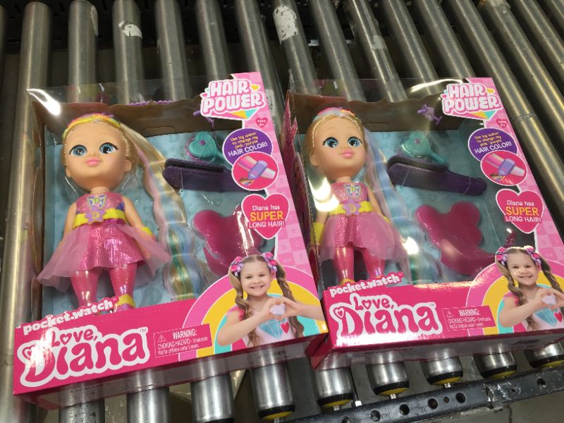 Photo 2 of 2 pack Love, Diana 13'' Hairpower Dolls

