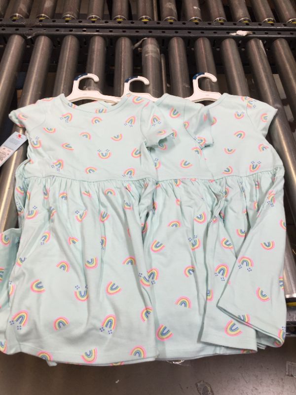 Photo 2 of 3 pack Toddler Girls' Printed Knit Short Sleeve Dress - Cat & Jack™
size 5T