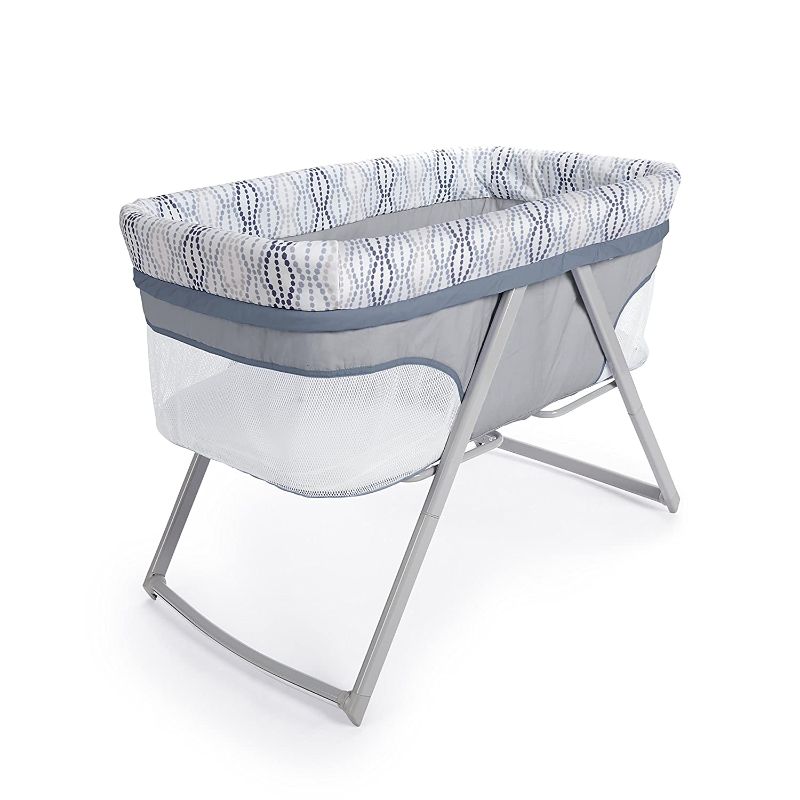 Photo 1 of Ingenuity Foldaway Rocking Bassinet - Fletcher - Portable Folding Rocking Bassinet
