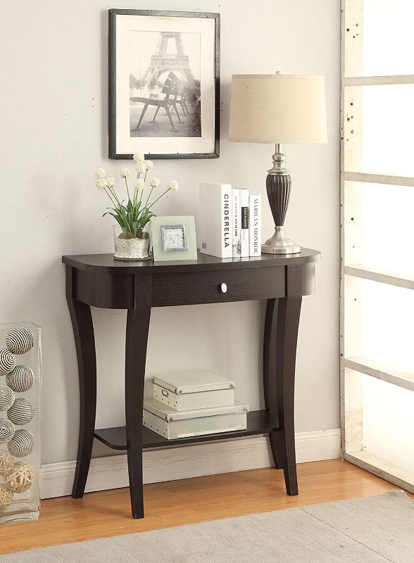 Photo 1 of Convenience Concepts Newport Console Table, Espresso
