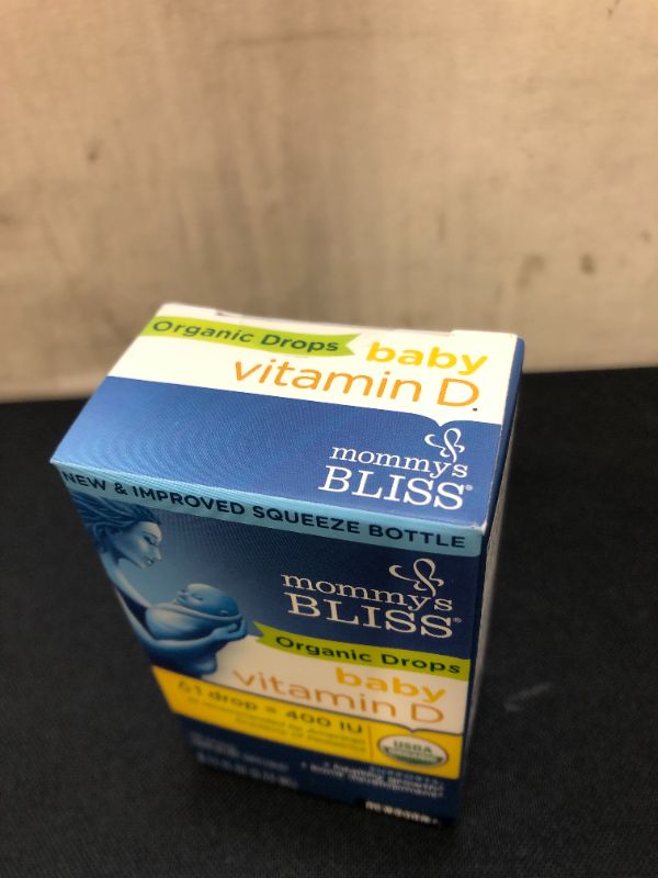 Photo 2 of Mommy's Bliss Organic Drops No Artificial Color, Vitamin D, 0.11 Fl Oz
EXP - 2 - 23 