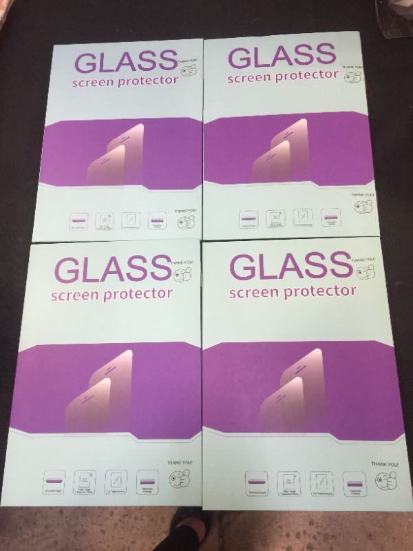 Photo 2 of 4 PACK - WRJ for iPad Mini 6 2021 Screen Protector,Anti-Scratch Anti-Fingerprint No-Bubble 9H Hardness Tempered Glass