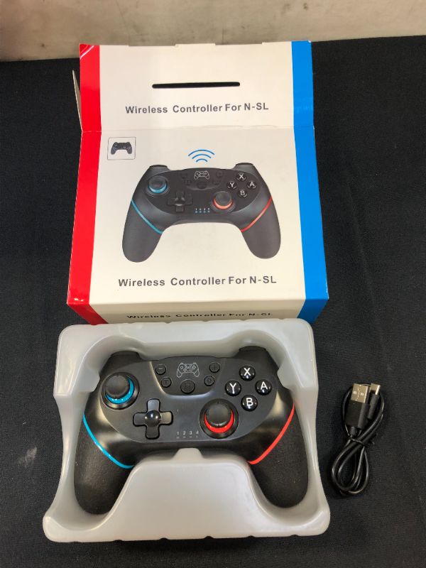Photo 1 of Enhanced Nintendo Switch/Lite Wireless Switch Pro Controller Drop-Proof W/Bluetooth
