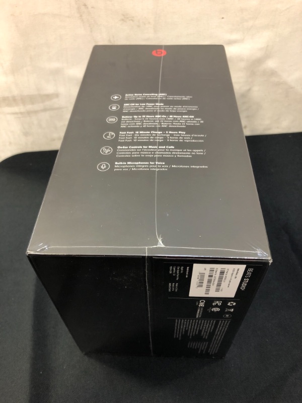 Photo 4 of Beats Studio3 Wireless Noise Cancelling Over-Ear Headphones - Apple W1 Headphone Chip, Class 1 Bluetooth, 22 Hours of Listening Time, Built-in Microphone - Matte Black (Latest Model) - FACTORY SEALED 
