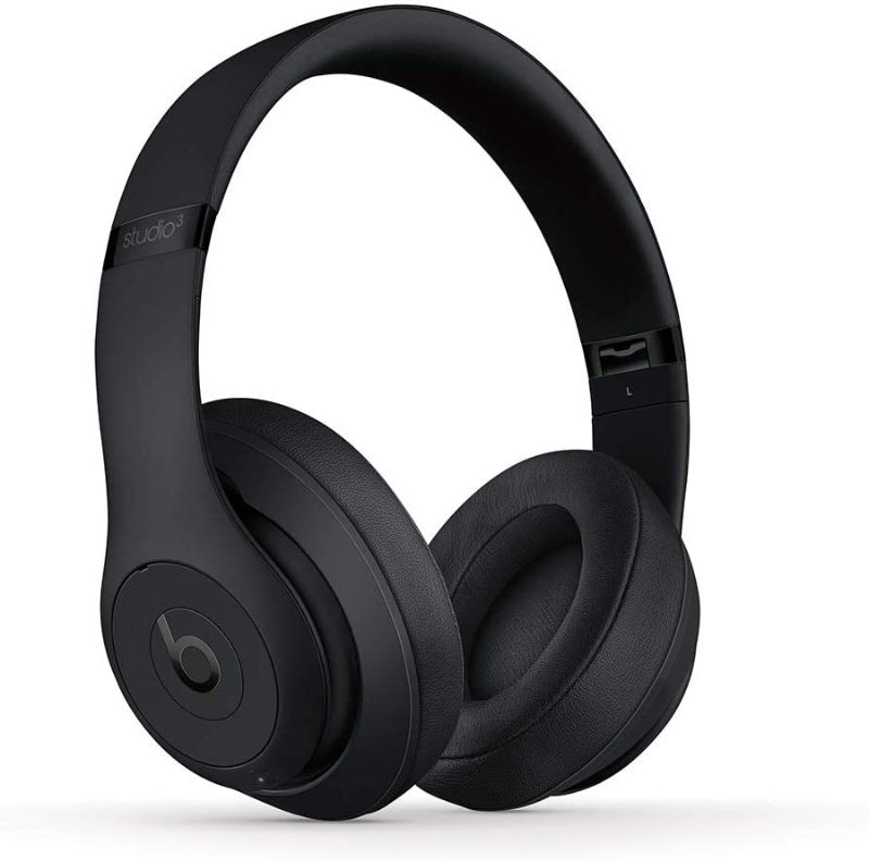 Photo 1 of Beats Studio3 Wireless Noise Cancelling Over-Ear Headphones - Apple W1 Headphone Chip, Class 1 Bluetooth, 22 Hours of Listening Time, Built-in Microphone - Matte Black (Latest Model) - FACTORY SEALED 
