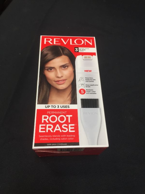 Photo 2 of  Revlon Root Erase Permanent Hair Color, At-Home Root Touchup Hair Dye 