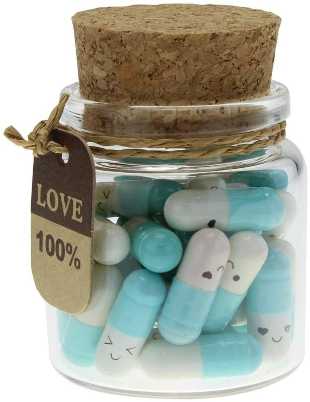 Photo 1 of 2 PACK Capsule Letters Message in a Bottle ( COLORS MAY VARY ) 