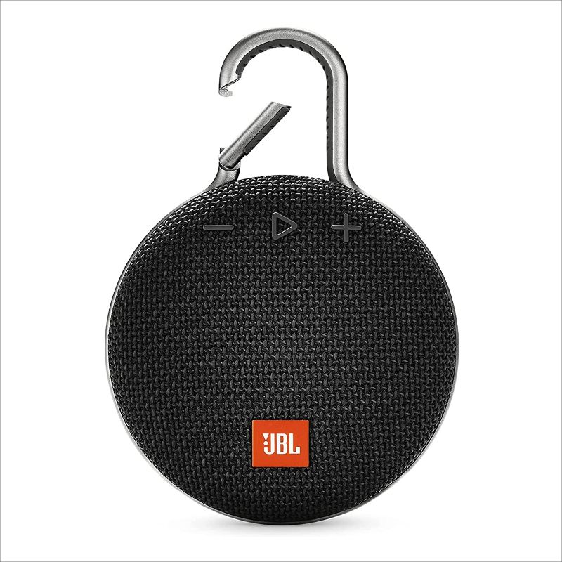 Photo 1 of JBL Clip 3, Black - Waterproof, Durable & Portable Bluetooth Speaker - Up to 10 Hours of Play - Includes Noise-Cancelling Speakerphone & Wireless Streaming (with gSPORT Case) SPEAKER IS FACTORY SEALED
