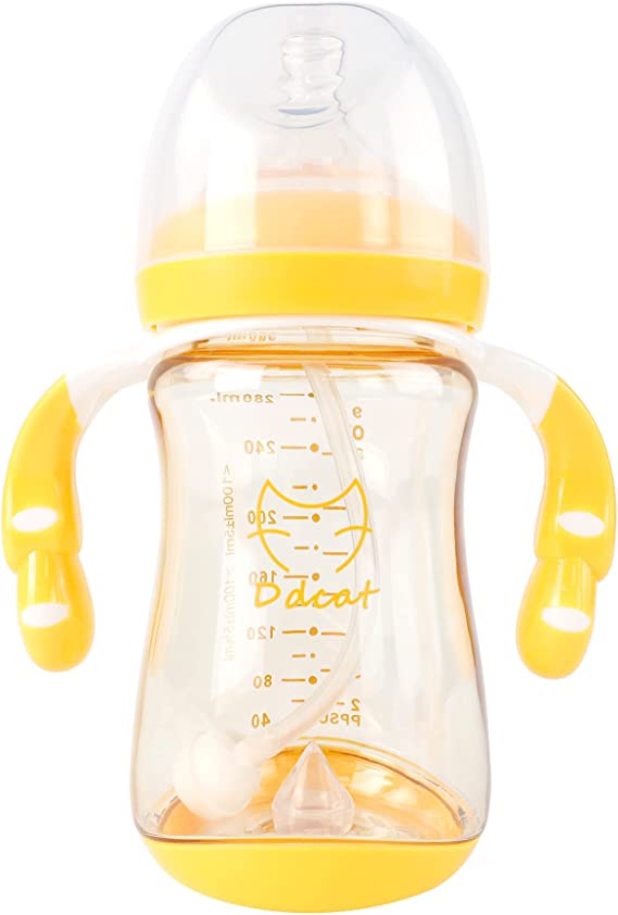 Photo 1 of ACLdote Pet Bottle Feeding Tool for Newborn Small Animals for Cats and Dogs?Yellow 280ml?
