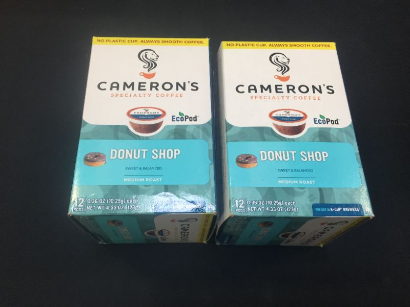 Photo 2 of Camerons Coffee KHFM00274319 Donut Shop Coffee - 4.33 oz, 24 Count
EXP 06/17/2022